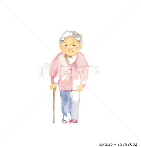 祖母、素材 35783002