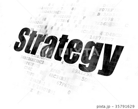 Finance concept: Strategy on Digital background Finance concept: Strategy on Digital background 35791629