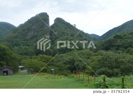 佐渡金山のシンボル 道遊の割戸 佐渡島 新潟県佐渡市相川北沢町3 2 の写真素材