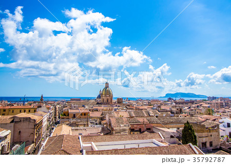 Cityscape of Palermo in Italy Cityscape of Palermo in Italy 35792787