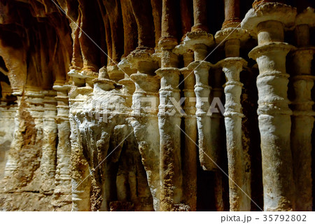 Tubular cave formations 35792802