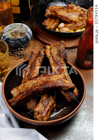 Fried pork ribs Fried pork ribs 35794514