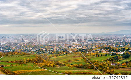 Autumn panorama over the city Vienna Autumn panorama over the city Vienna 35795335
