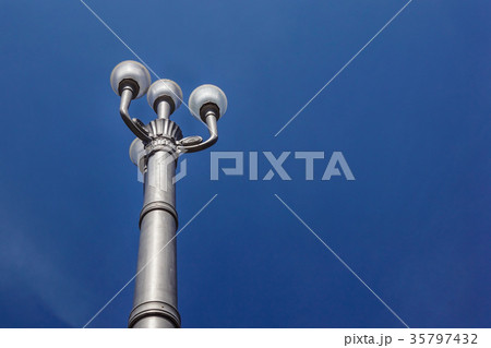lamp post street with dark blue sky lamp post street with dark blue sky 35797432