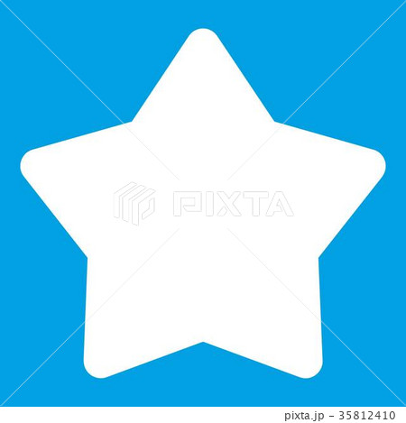 Star icon white 35812410