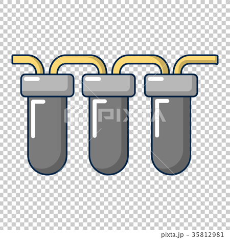 Triple water filter icon, cartoon style - Stock Illustration [35812981] -  PIXTA