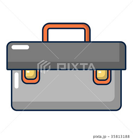 Plumber case icon, cartoon style Plumber case icon, cartoon style 35813188