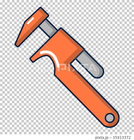 Adjustable wrench icon, cartoon style Adjustable wrench icon, cartoon style 35813372