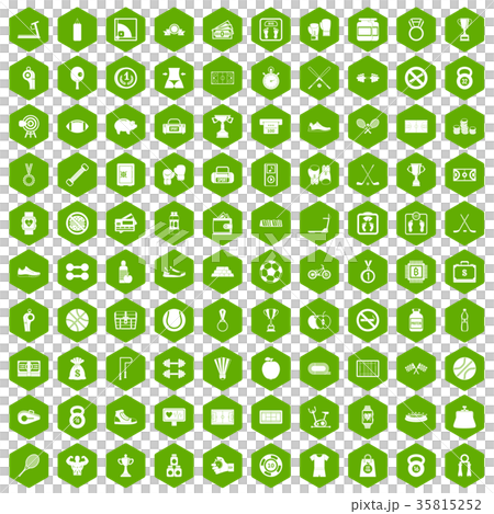 100 basketball icons hexagon green 100 basketball icons hexagon green 35815252
