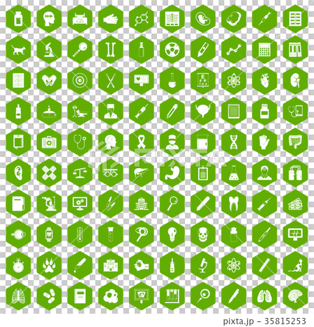 100 diagnostic icons hexagon green 100 diagnostic icons hexagon green 35815253