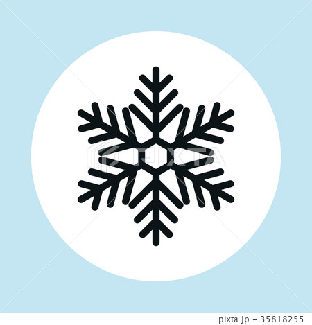 Snowflake Logo Snow Iconのイラスト素材