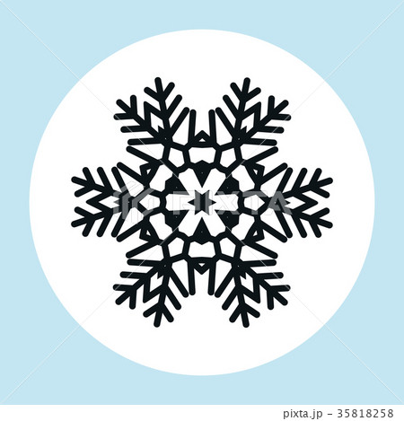 Snowflake Logo Snow Iconのイラスト素材