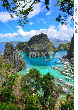 Seascape of Coron Island, Philippines 35820213