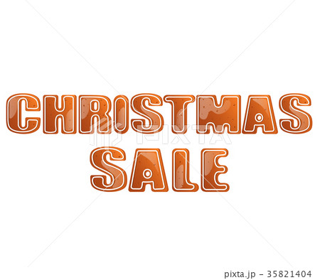 Christmas sale poster isolated 35821404