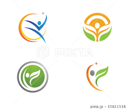 Human character logo sign 35821538