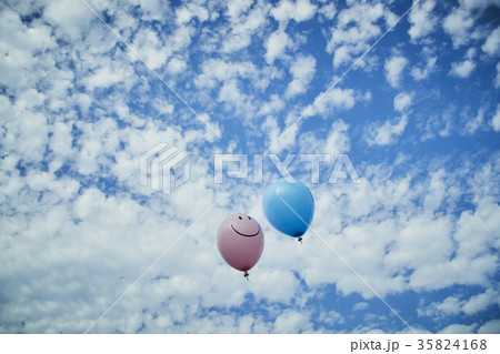 風景 風船 風景 風船 35824168