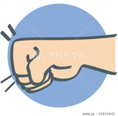 ハンドサイン_指文字_Punch 35824642