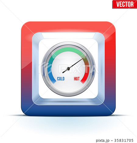 Icon of Indicator meter of comfort. 35831705