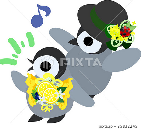 おしゃれで可愛い赤ちゃんペンギンのイラスト素材 おしゃれで可愛い赤ちゃんペンギンのイラスト素材