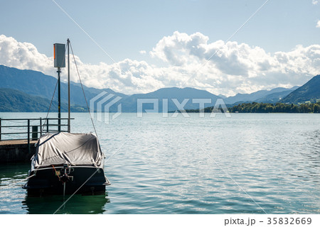 Boat on the lake Boat on the lake 35832669