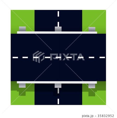 Top view of city map 35832952