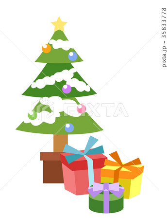 クリスマスツリーとプレゼント 35833778