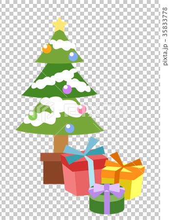 クリスマスツリーとプレゼント 35833778