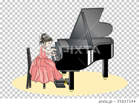 ピアノの発表会・子供 35837144
