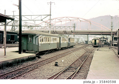 昭和43年 井笠鉄道の客車 廃線 岡山県の写真素材 [35840598] - PIXTA