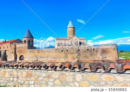 Alaverdi orthodox monastery in Kakhetia, Georgia 35840662