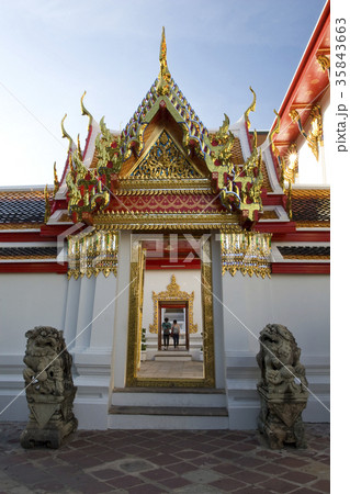 Door at Wat Pho Temple Door at Wat Pho Temple 35843663