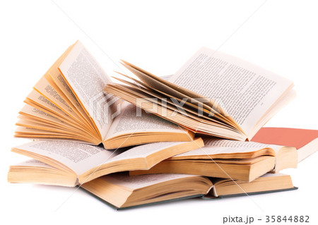 Opened books Opened books 35844882