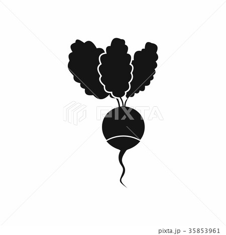 Radish icon in simple style Radish icon in simple style 35853961