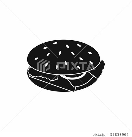 Hamburger icon in simple style Hamburger icon in simple style 35853962