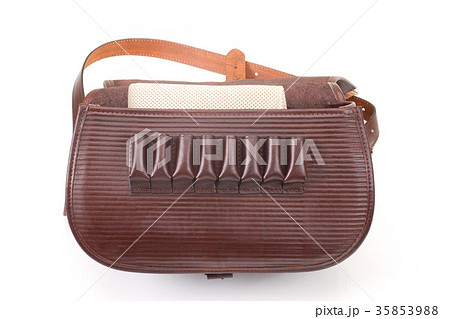 Leather hunting bag with brown with patronage Leather hunting bag with brown with patronage 35853988