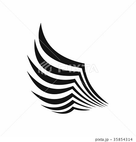 Wing icon in simple style Wing icon in simple style 35854314