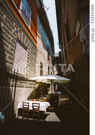 view of the old town of Brescia in Italy pawnshop  35854488