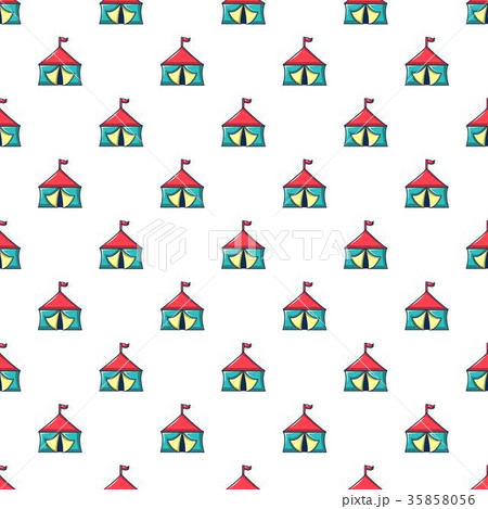 Circus tent pattern seamless 35858056