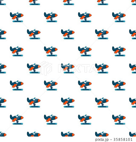 Toy airplane pattern seamless 35858101