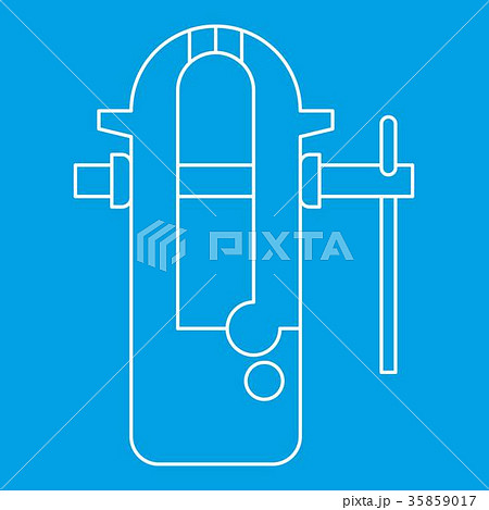 Blacksmiths vice icon outline Blacksmiths vice icon outline 35859017