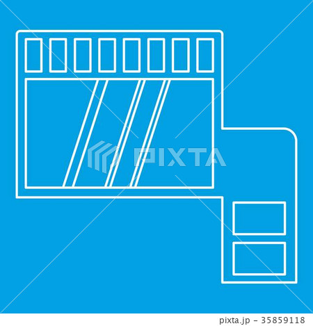 Memory card icon outline Memory card icon outline 35859118