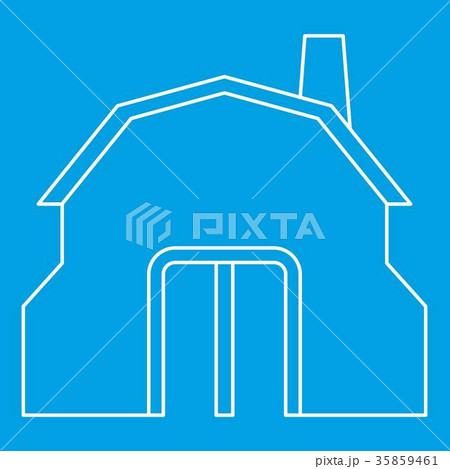 Blacksmith workshop building icon outline Blacksmith workshop building icon outline 35859461