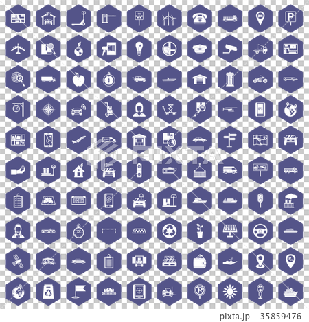 100 navigation icons hexagon purple 100 navigation icons hexagon purple 35859476