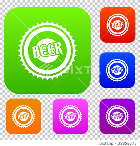 Beer bottle cap set collection Beer bottle cap set collection 35859575