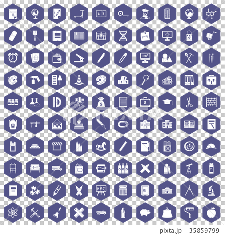 100 pensil icons hexagon purple 100 pensil icons hexagon purple 35859799