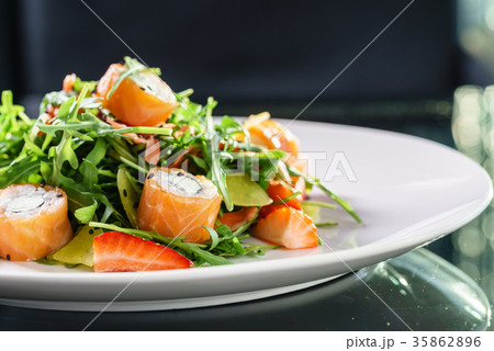 salad with shrimps salad with shrimps 35862896