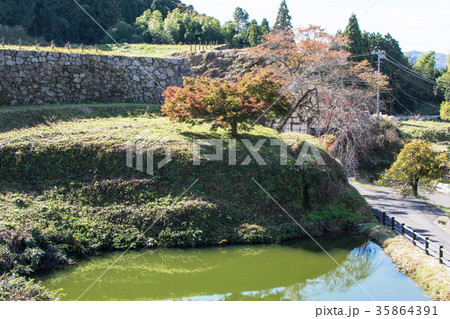 月山 富田城 池 月山 富田城 池 35864391