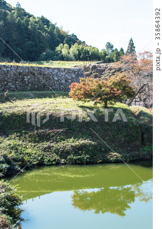 月山 富田城 池 月山 富田城 池 35864392