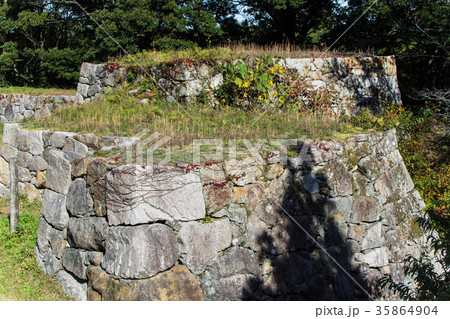 月山　富田城　大手石垣 35864904