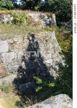 月山 富田城 大手石垣 月山 富田城 大手石垣 35864905